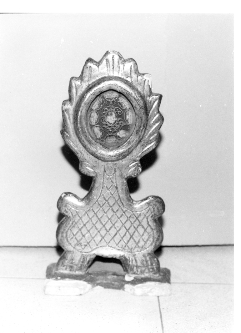 reliquiario, opera isolata - bottega irpina (prima metà sec. XIX)