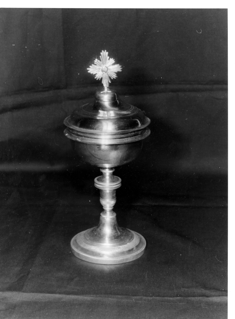 pisside, opera isolata - bottega irpina (sec. XIX)