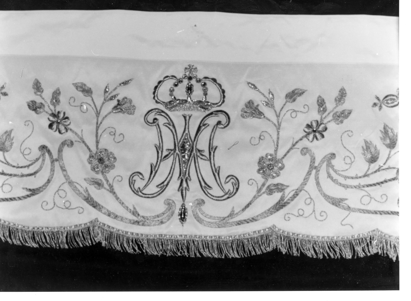 tovaglia d'altare, opera isolata - manifattura Italia meridionale (metà sec. XIX)