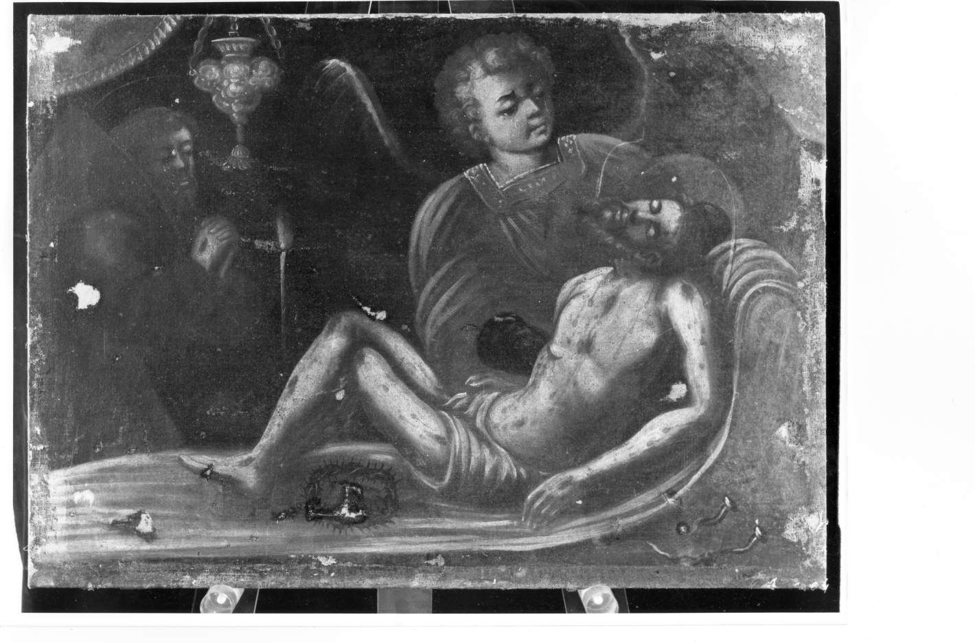 Cristo deposto dalla croce (dipinto) - ambito Italia meridionale (sec. XVIII)