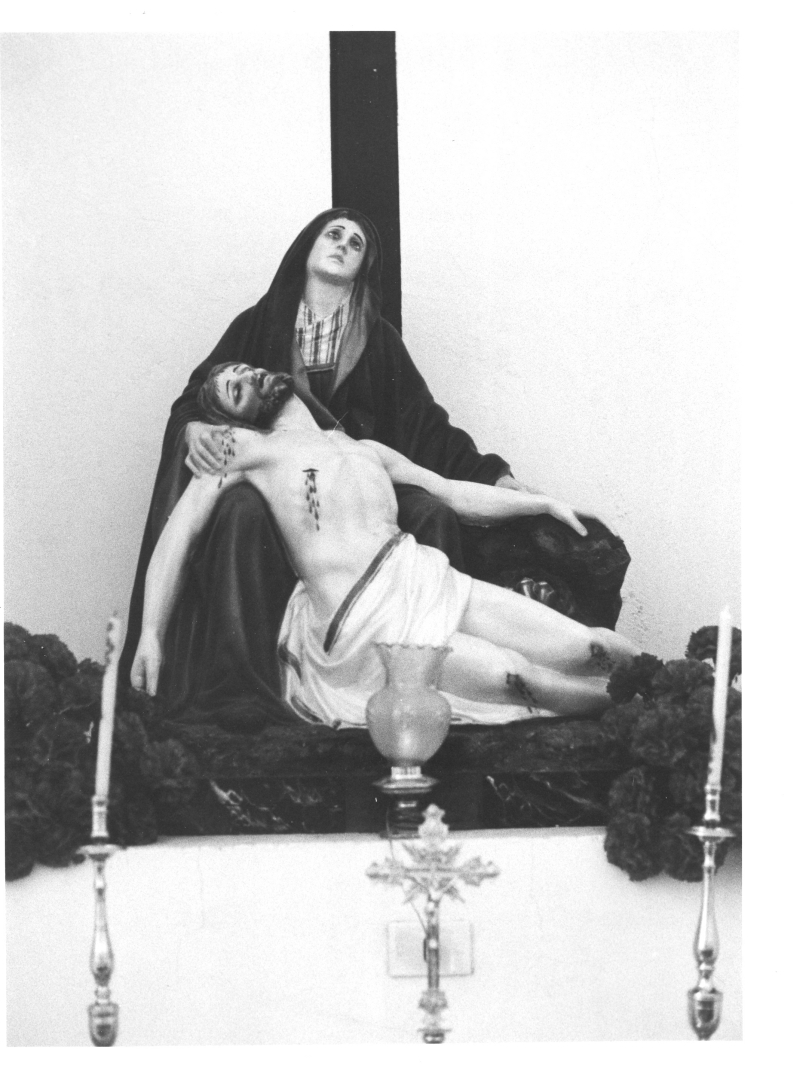 Pietà (statua) - bottega Italia meridionale (fine sec. XIX)