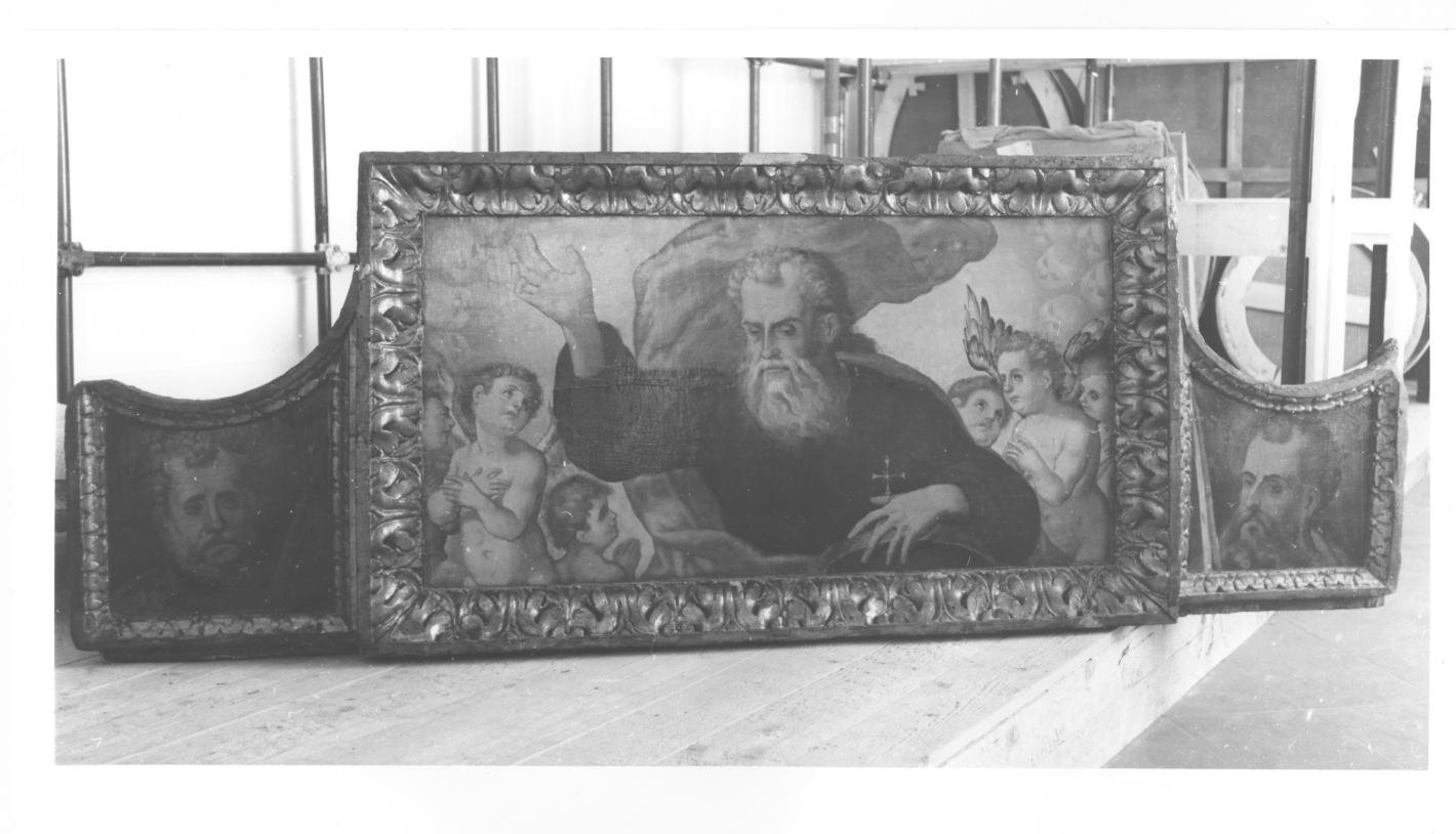 Dio Padre e angeli (dipinto) - ambito Italia meridionale (seconda metà sec. XVI)