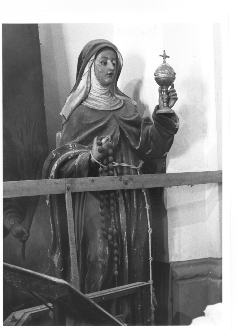 S. Chiara (statua) - bottega irpina (inizio sec. XVIII)