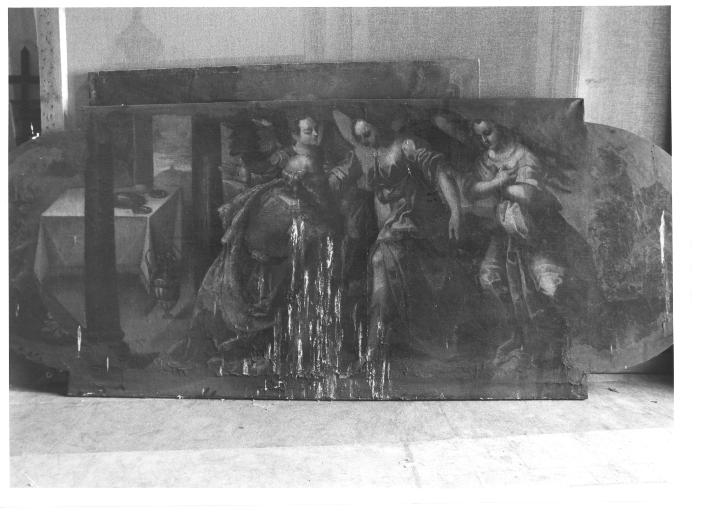 Abramo e i tre angeli, Abramo e i tre angeli (dipinto) - ambito Italia meridionale (fine sec. XVI)