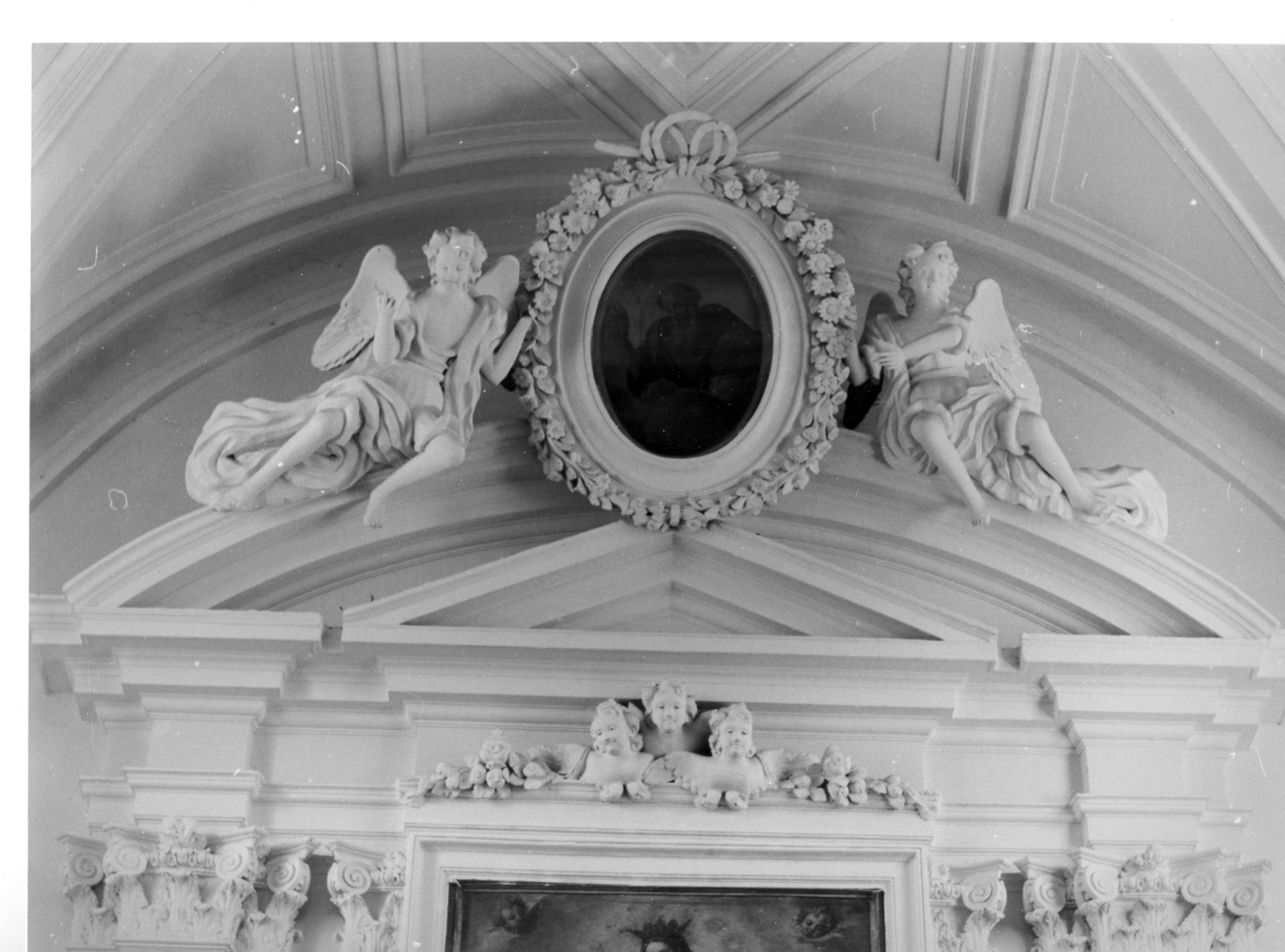 cornice architettonica - bottega irpina (metà sec. XVIII)