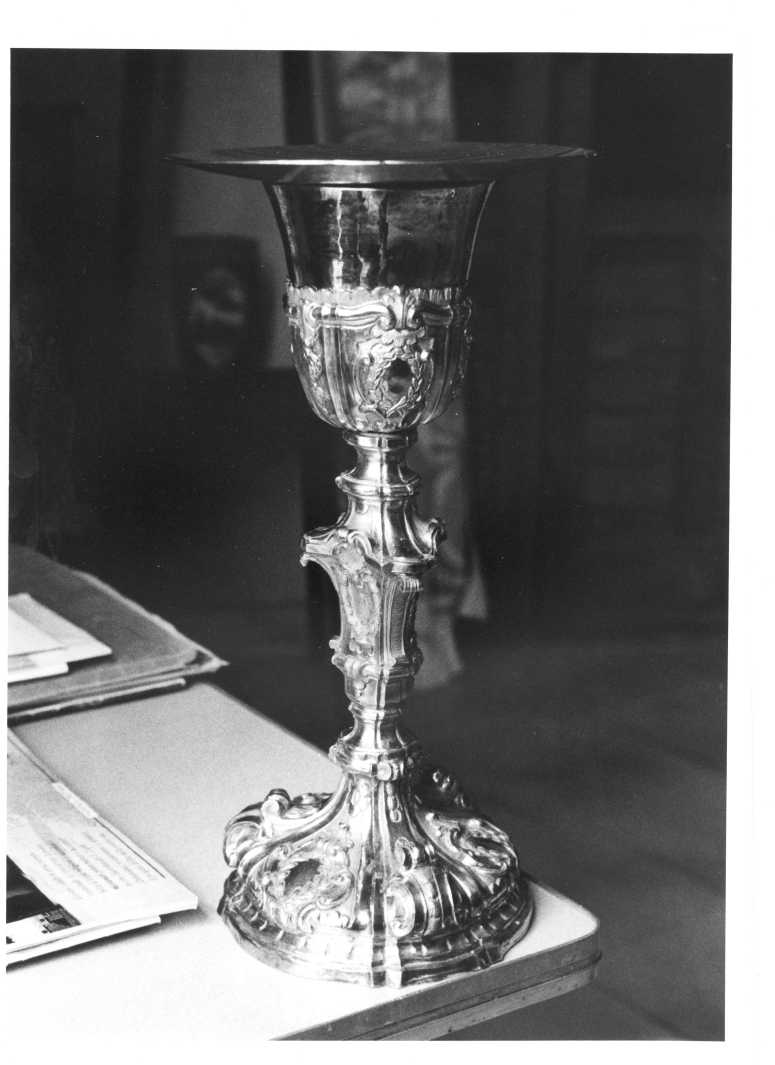 calice - bottega irpina (seconda metà sec. XIX)