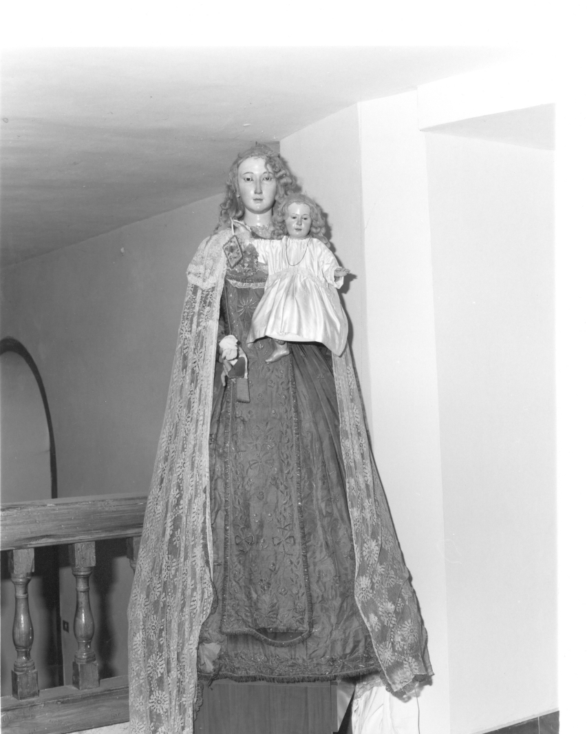 Madonna del Carmelo (manichino) - bottega Italia meridionale (sec. XVIII)