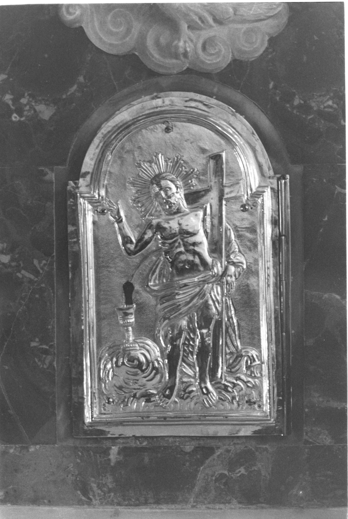 sportello di tabernacolo - bottega irpina (fine sec. XIX)