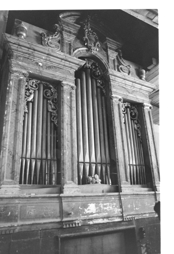 cassa d'organo - bottega campana (seconda metà sec. XIX)