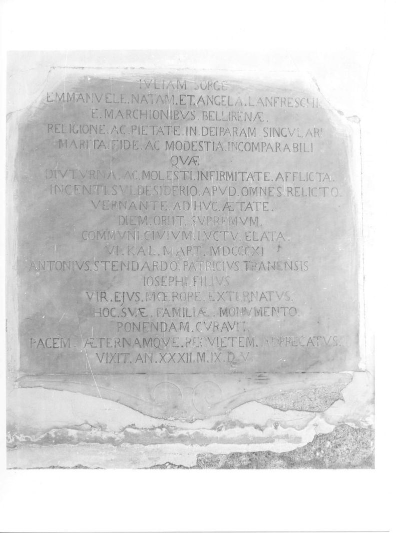 lapide - bottega campana (sec. XIX)