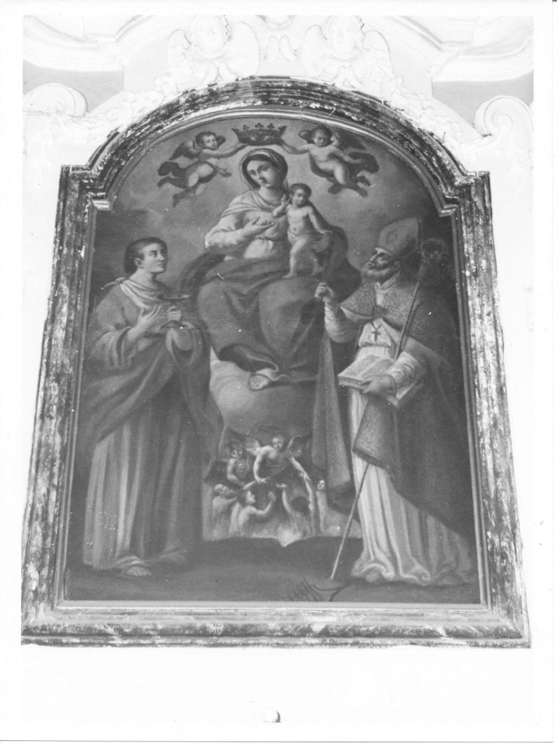 Madonna con Bambino e Santi (dipinto) - ambito Italia meridionale (sec. XVI)