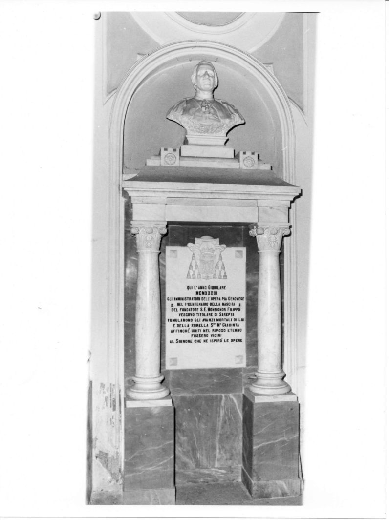 monumento funebre - bottega Italia meridionale (sec. XX)