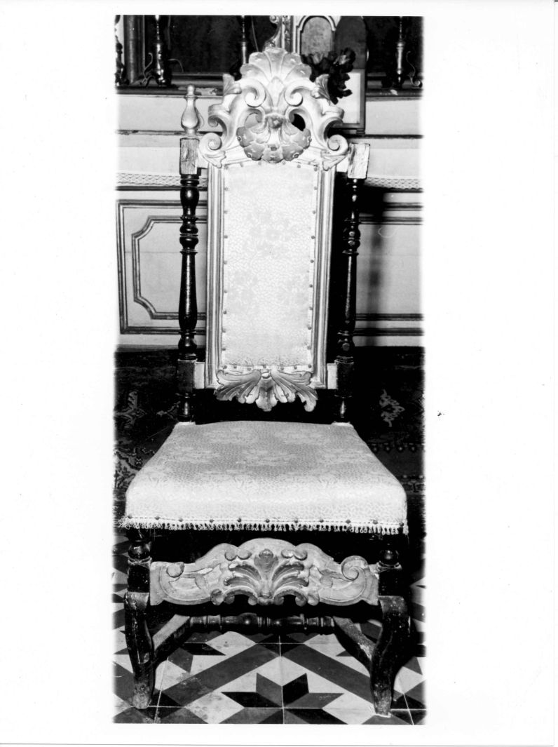sedia, serie - bottega Italia meridionale (sec. XVII)