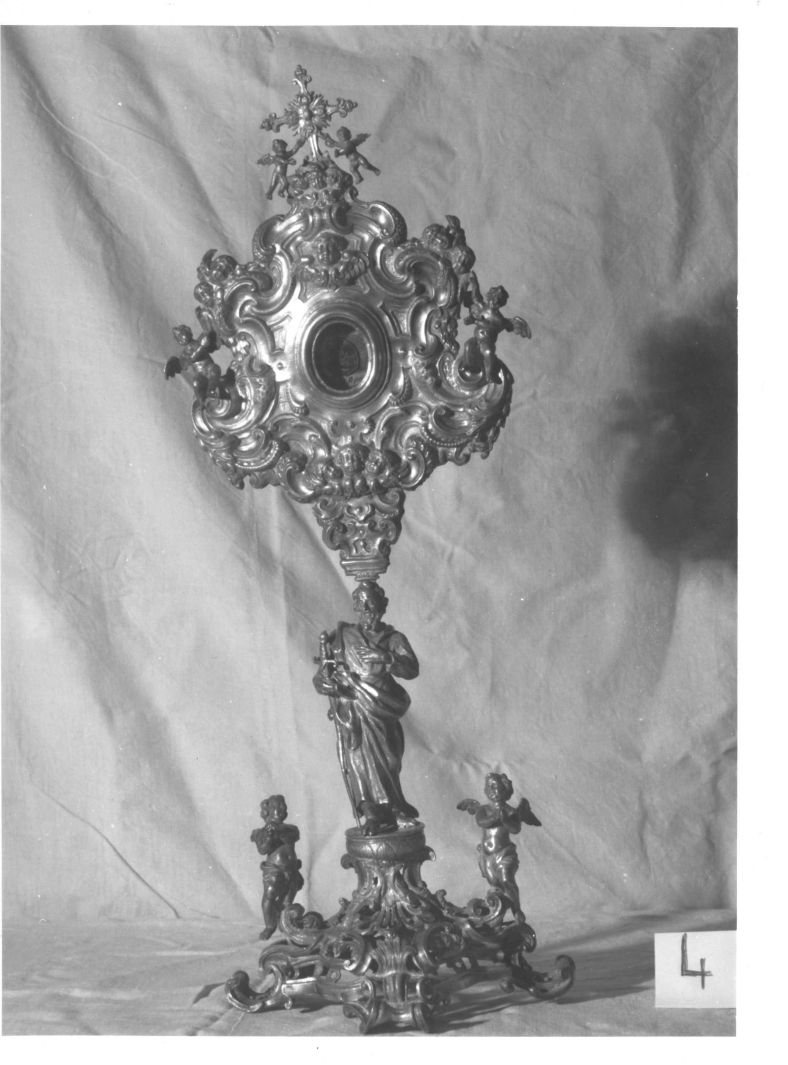 reliquiario-ostensorio - bottega napoletana (sec. XVIII)