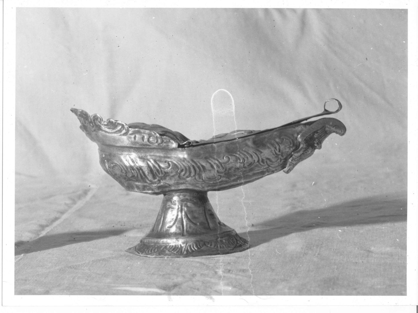 navicella portaincenso - bottega napoletana (sec. XVIII)