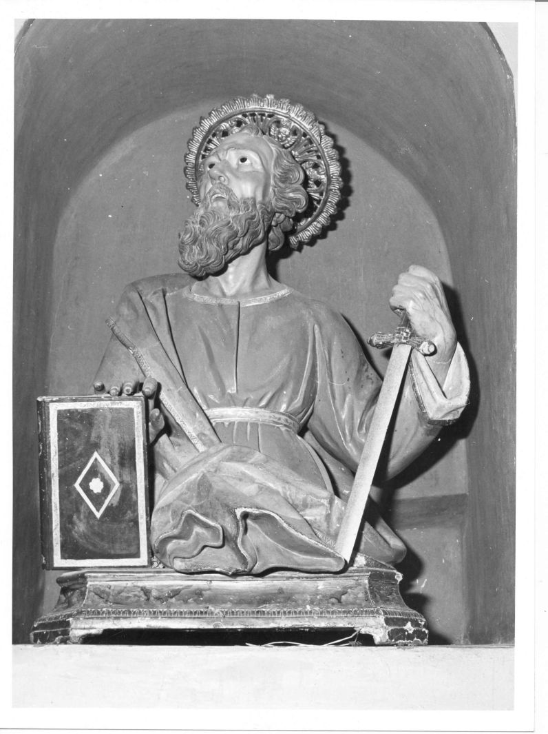 San Paolo Apostolo (scultura) - bottega Italia meridionale (sec. XVII)