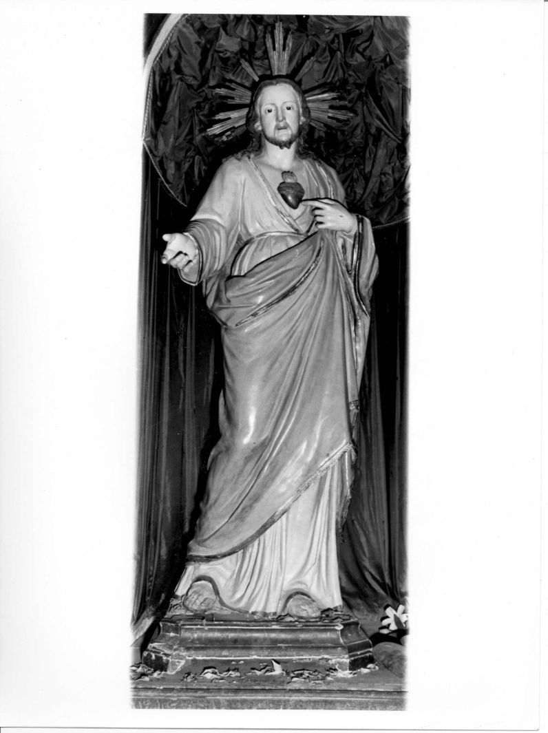 Sacro Cuore di Gesù (statua) - bottega Italia meridionale (sec. XIX)