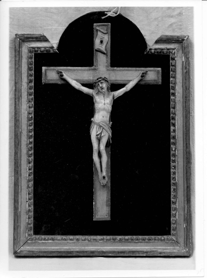 crocifisso - bottega Italia meridionale (sec. XIX)