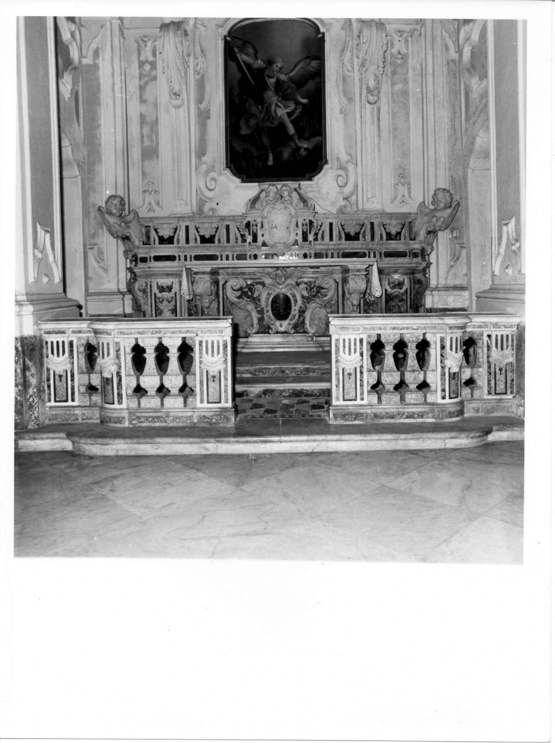 balaustrata di cappella - bottega Italia meridionale (sec. XVIII)