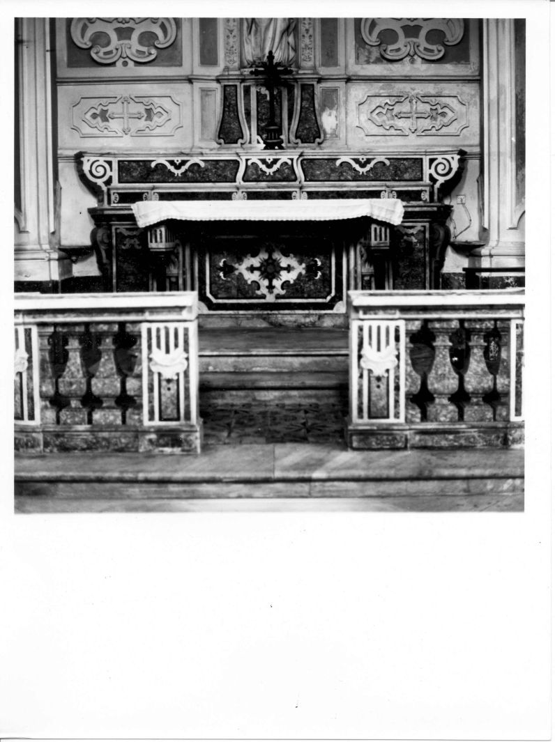 balaustrata di cappella - bottega Italia meridionale (sec. XVIII)