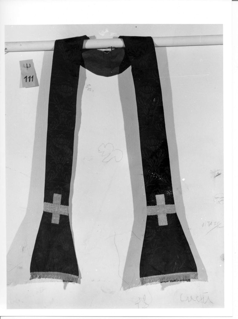 motivi decorativi floreali (stola) - manifattura Italia meridionale (sec. XIX)