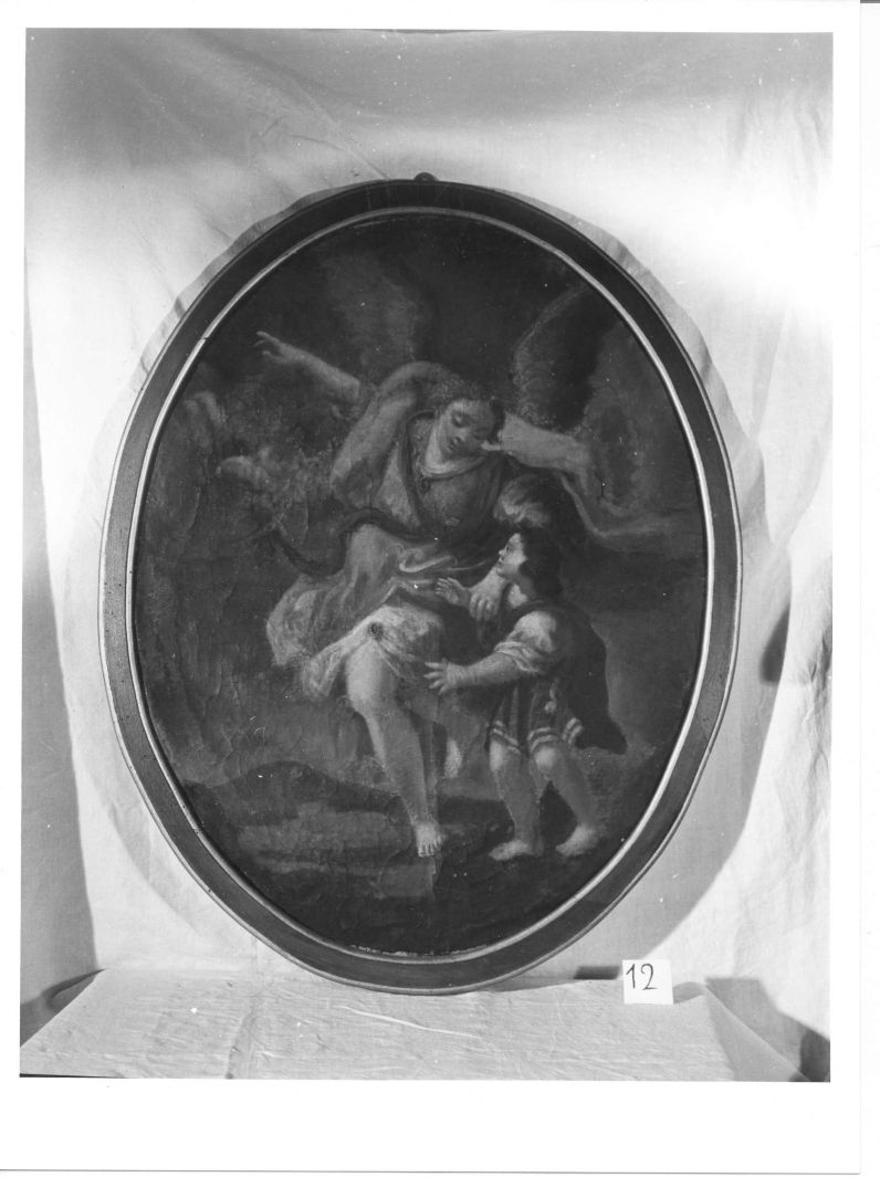 angelo custode (dipinto) - ambito campano (fine sec. XVIII)