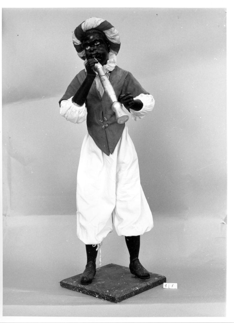 musico (statuetta di presepio) di Balzico Alfonso (attribuito) (sec. XIX)