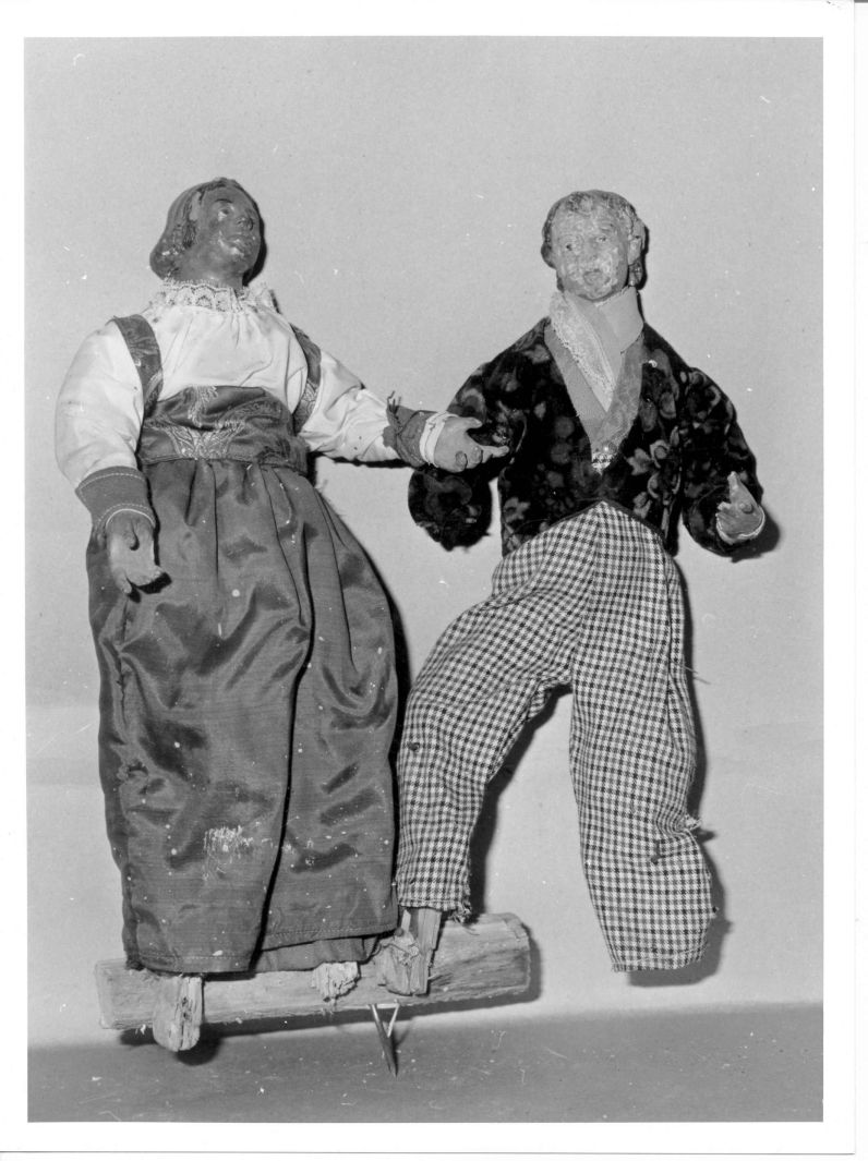 gruppo presepiale - bottega campana (fine sec. XIX)