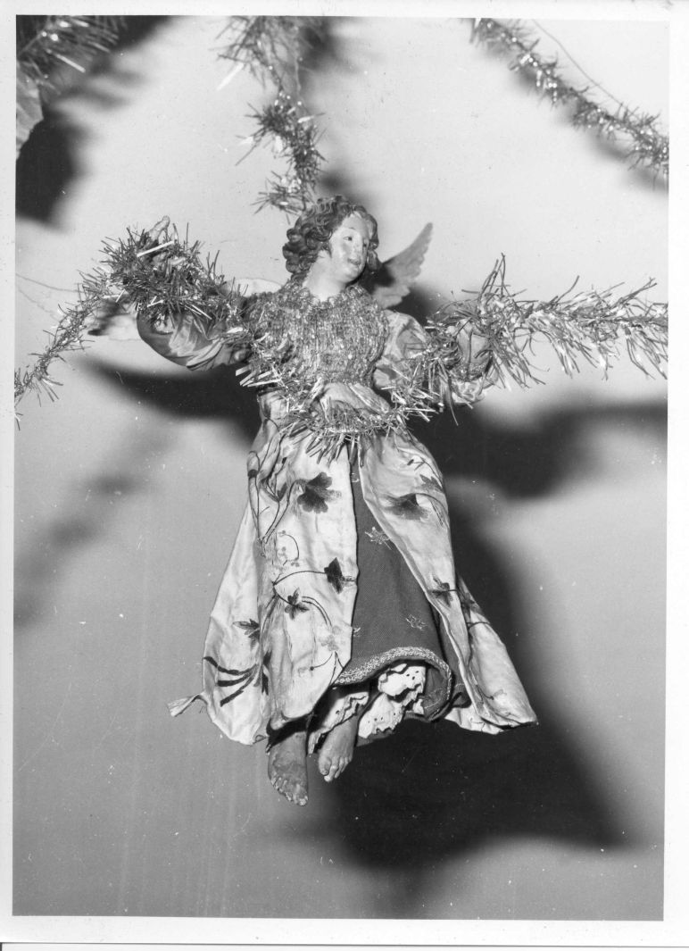 angelo (statuetta di presepio) - bottega napoletana (sec. XVIII)