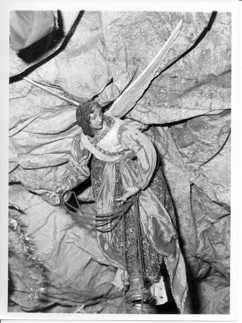 angelo con turibolo (statuetta di presepio) - bottega napoletana (sec. XVIII)