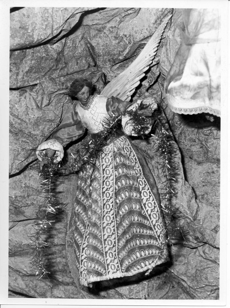 angelo (statuetta di presepio) - bottega napoletana (sec. XVIII)