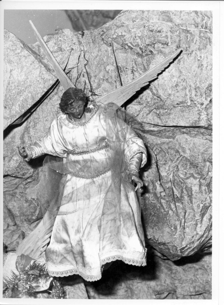 angelo (statuetta di presepio) - bottega napoletana (sec. XVIII)