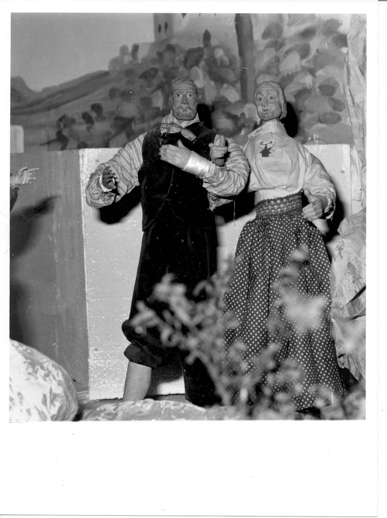 gruppo presepiale - bottega campana (sec. XIX)