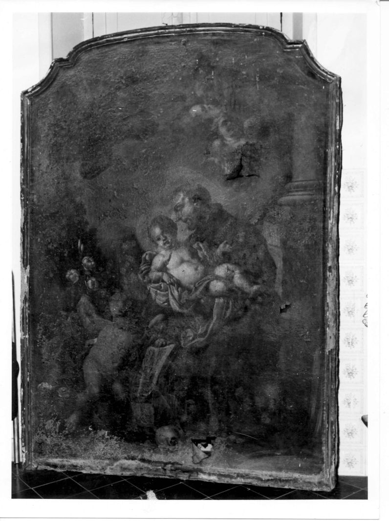 San Gaetano da Thiene con Gesù Bambino (dipinto) - ambito campano (seconda metà sec. XVII)