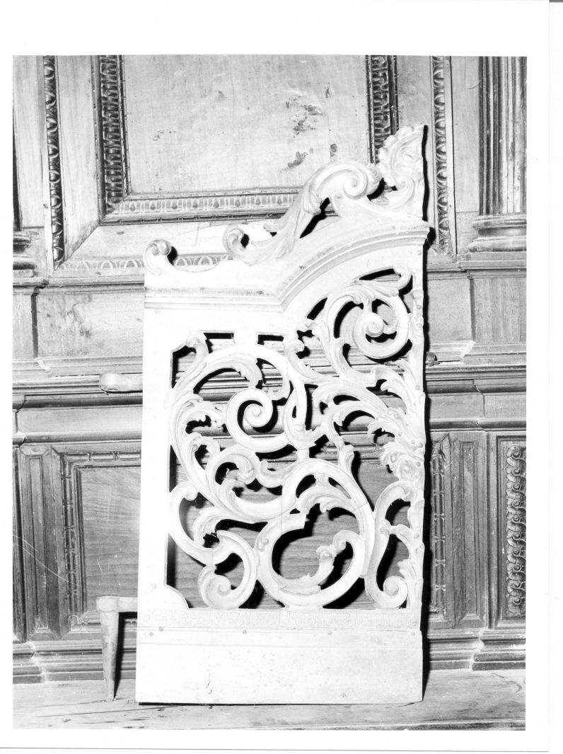 cancello di balaustrata, serie - bottega Italia meridionale (sec. XIX)