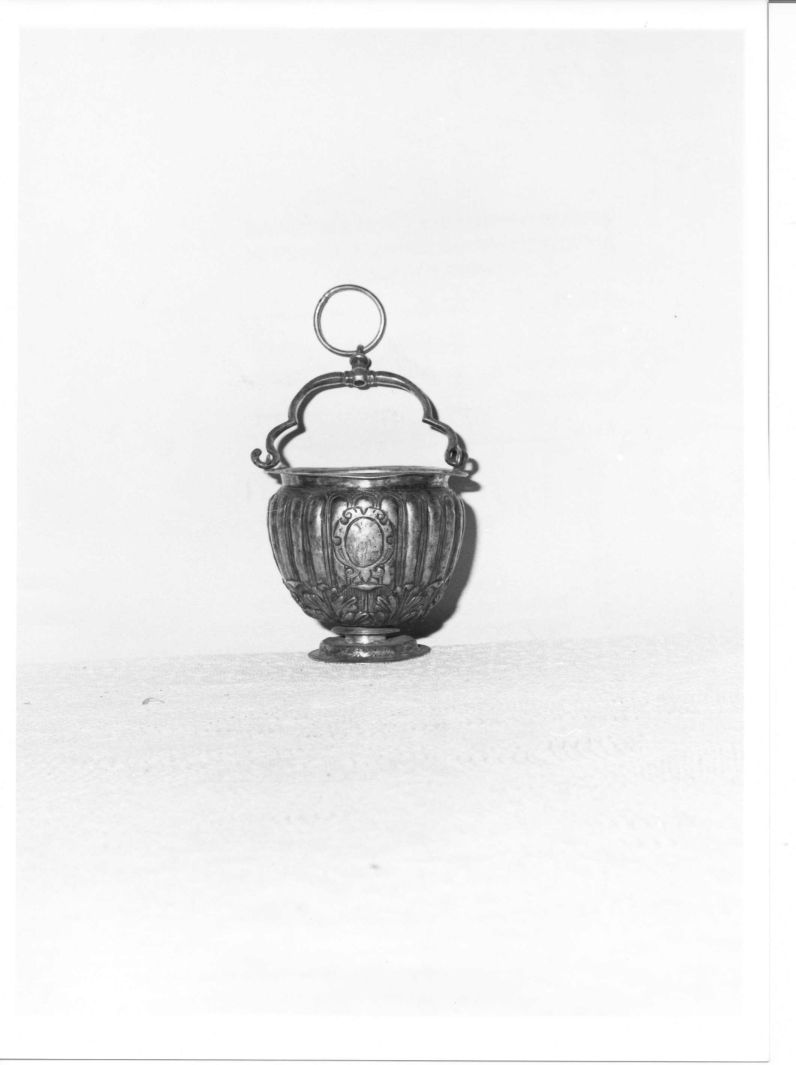secchiello per l'acqua benedetta - bottega Italia meridionale (sec. XVII)