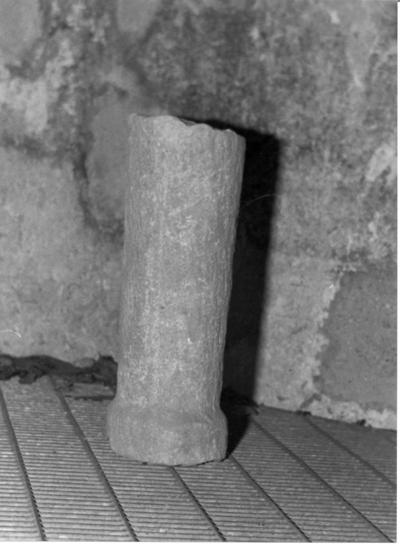 colonna, frammento - bottega campana (sec. XVI)