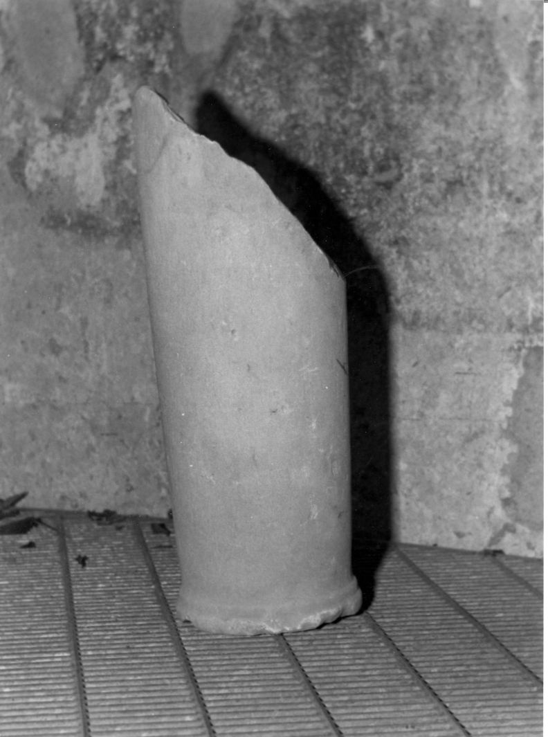 colonna, frammento - bottega campana (sec. XVI)