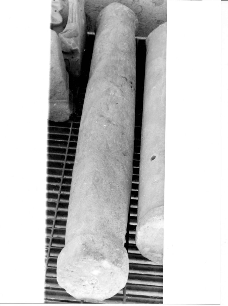 colonna, frammento - bottega campana (sec. XVI)