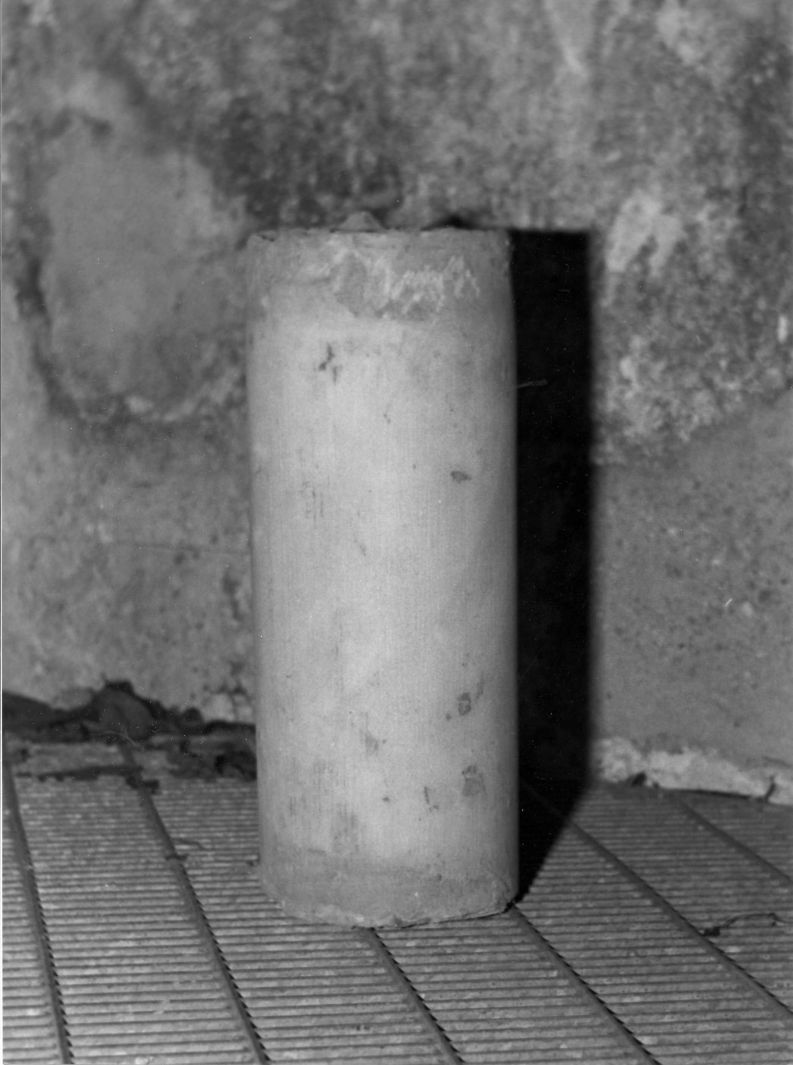 colonna, frammento - bottega campana (sec. XVI)