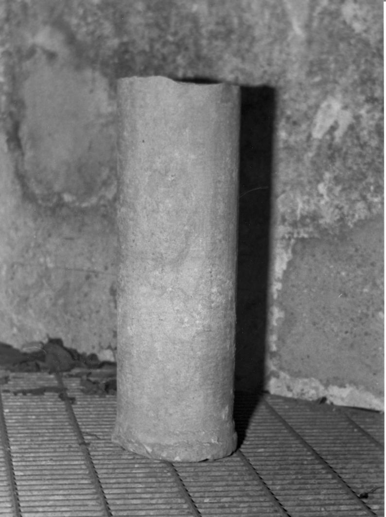 colonna, frammento - bottega campana (sec. XVI)