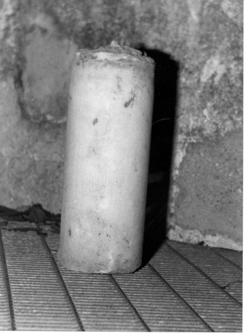 colonna, frammento - bottega campana (sec. XVI)