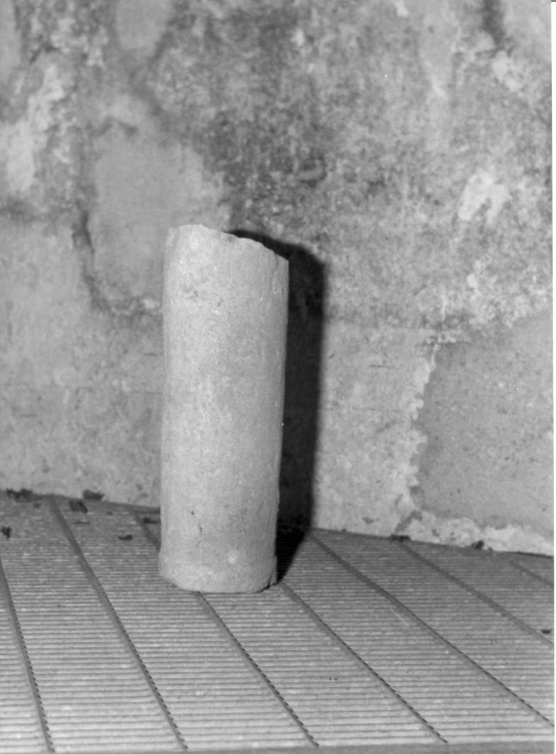 colonna, frammento - bottega campana (sec. XVI)