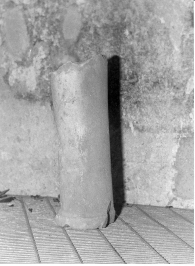 colonna, frammento - bottega campana (sec. XVI)