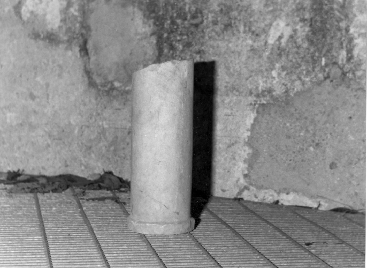 colonna, frammento - bottega campana (sec. XVI)