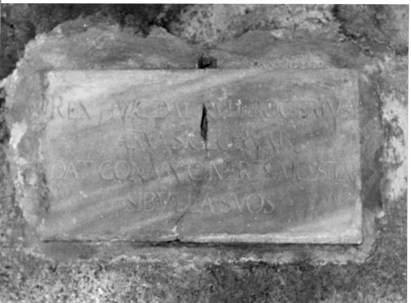 lapide - bottega campana (sec. XIX)