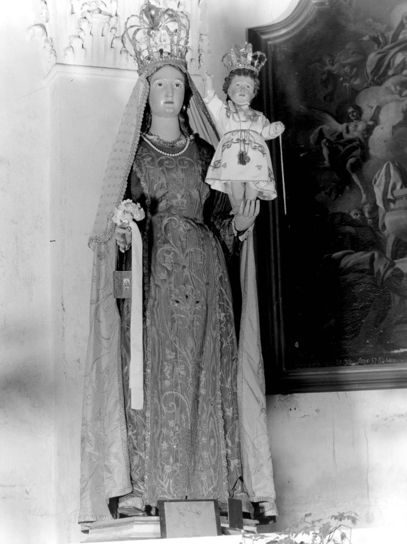 Madonna del Carmelo (manichino) - bottega Italia meridionale (sec. XVIII)