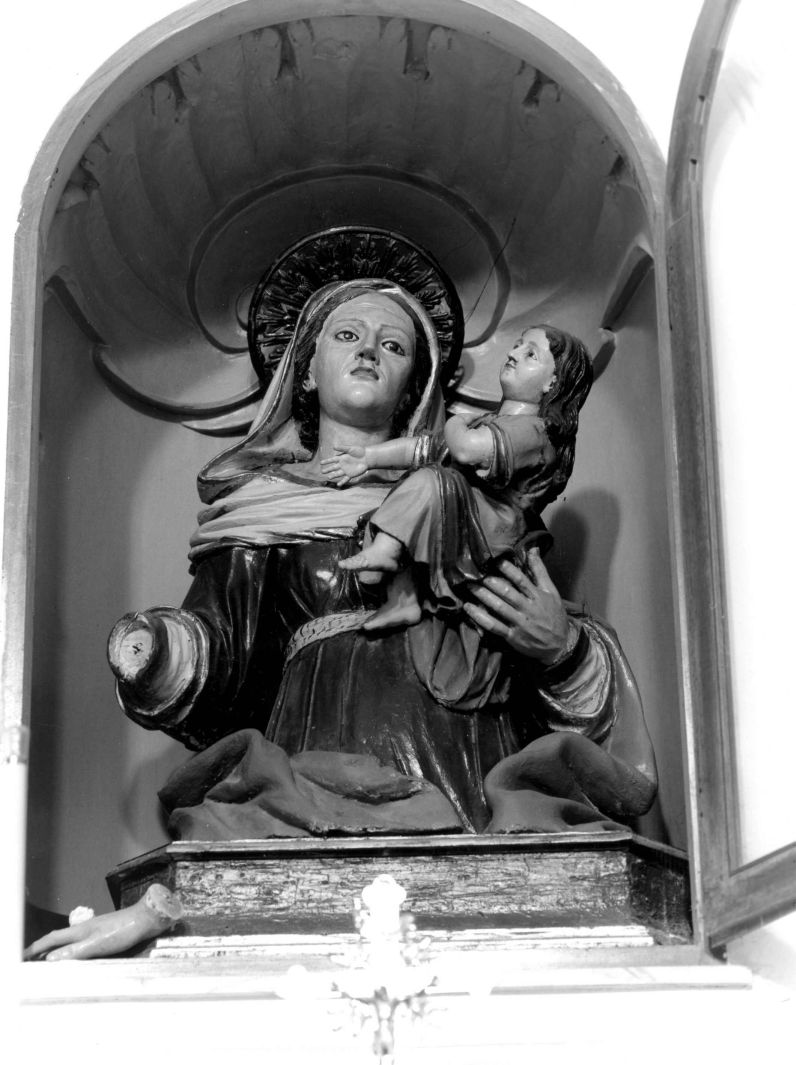 Maria Vergine bambina e Sant'Anna (scultura) - bottega napoletana (seconda metà sec. XVIII)