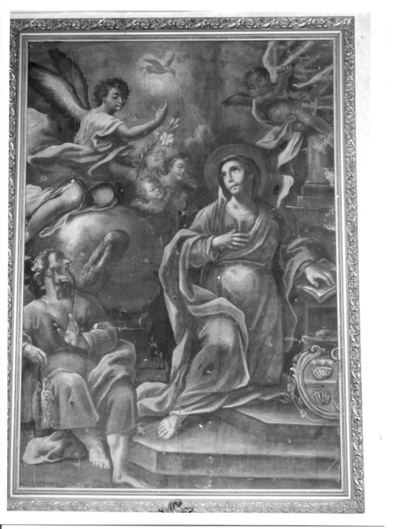 Annunciazione con Sant'Andrea (dipinto) - ambito napoletano (sec. XVIII)