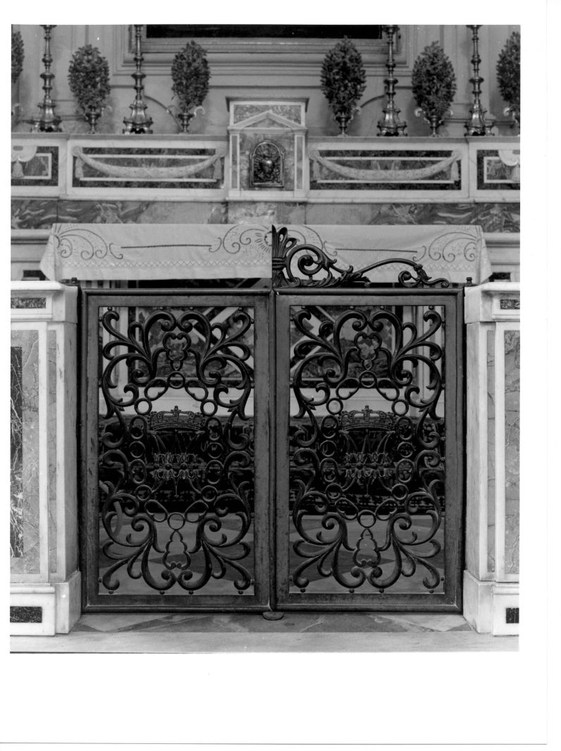 cancello di balaustrata - bottega napoletana (prima metà sec. XX)